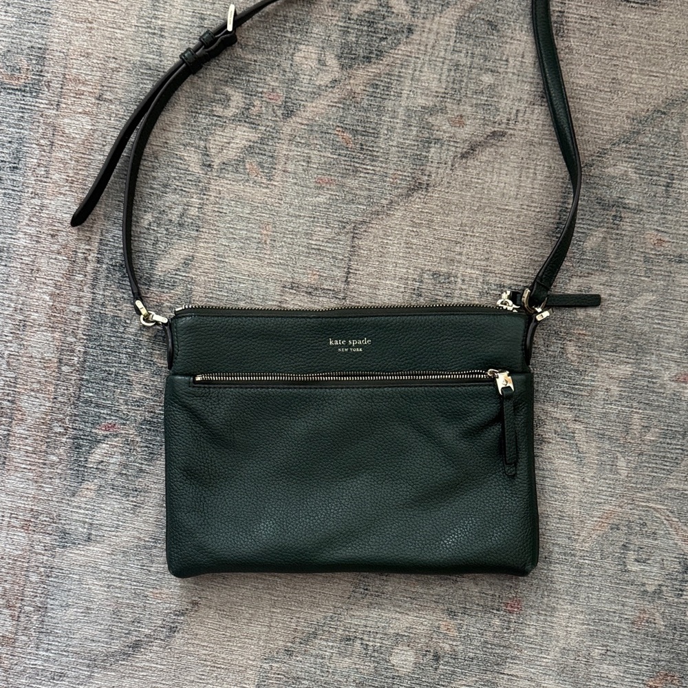 Kate Spade Dark Green Crossbody Bag